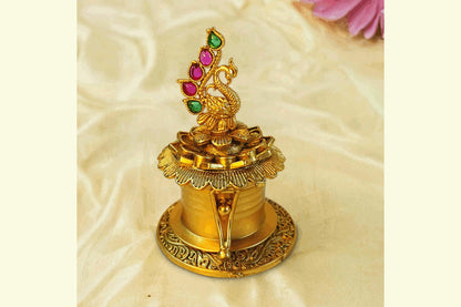 Traditional Antique Kumkum Box