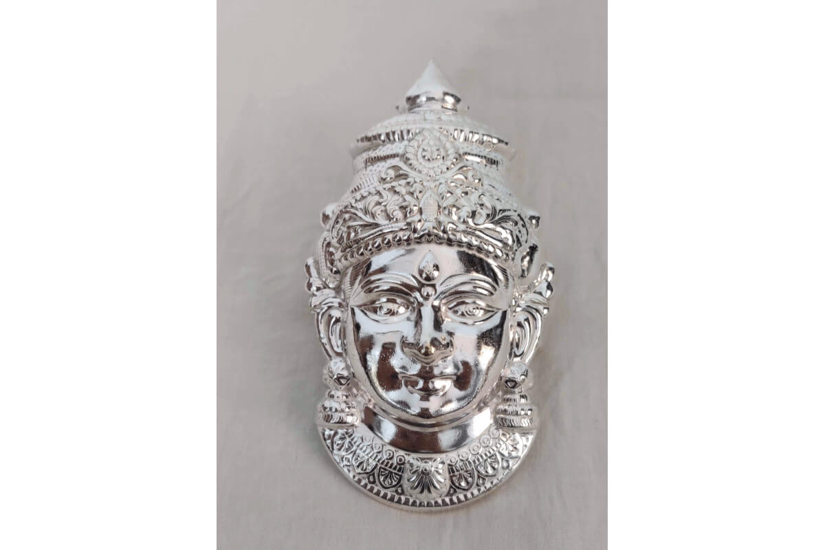 German Silver Devi Face