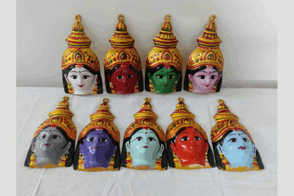 Navadurga Devi Face Set