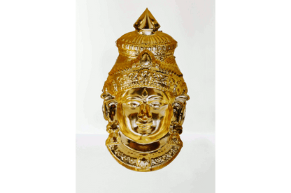 Brass Amman Devi Face