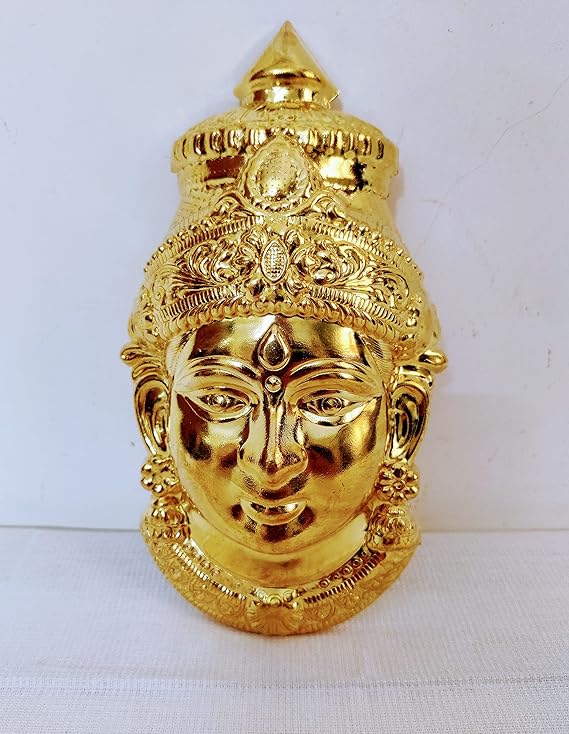 Brass Amman Devi Face