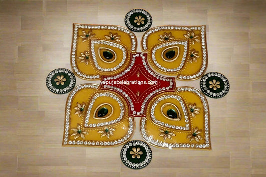 Acrylic Designer Rangoli, Festival Gift Online