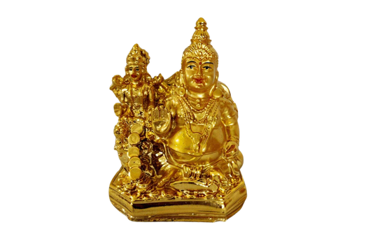 Kubera Lakshmi Statue Gold Small