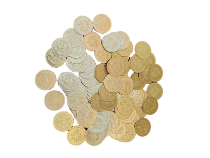 Brass Lakshmi Lotus Pooja Coins