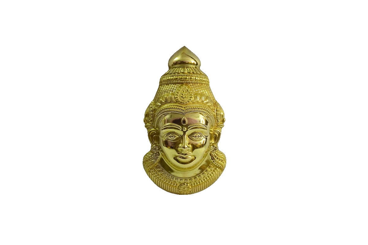 Brass Gowri Face