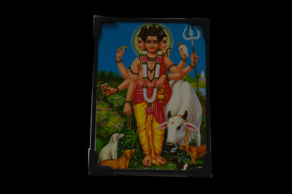 Dattatreya Laminated Photo