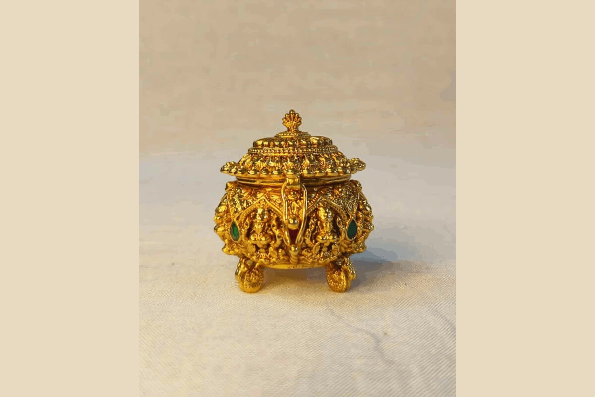 Brass Gold Kankavati