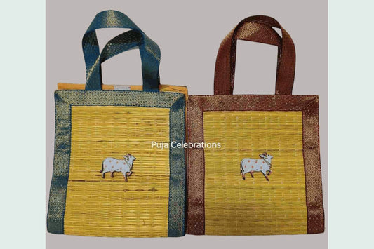 Korai Mat Bag with Cow Motif