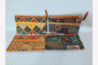 Ikkat Print Purse