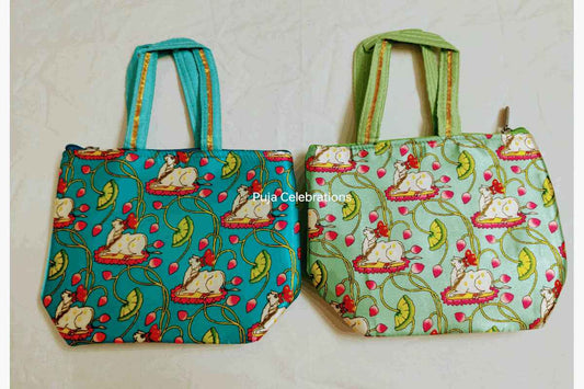 Pichwai Print Handbag