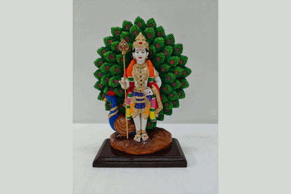 Colour Pic Of Murugan Statue