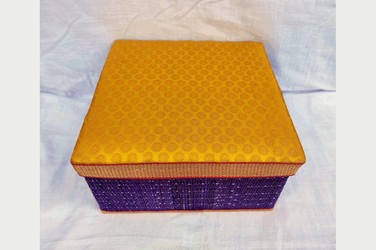 Square Brocade Korai Box