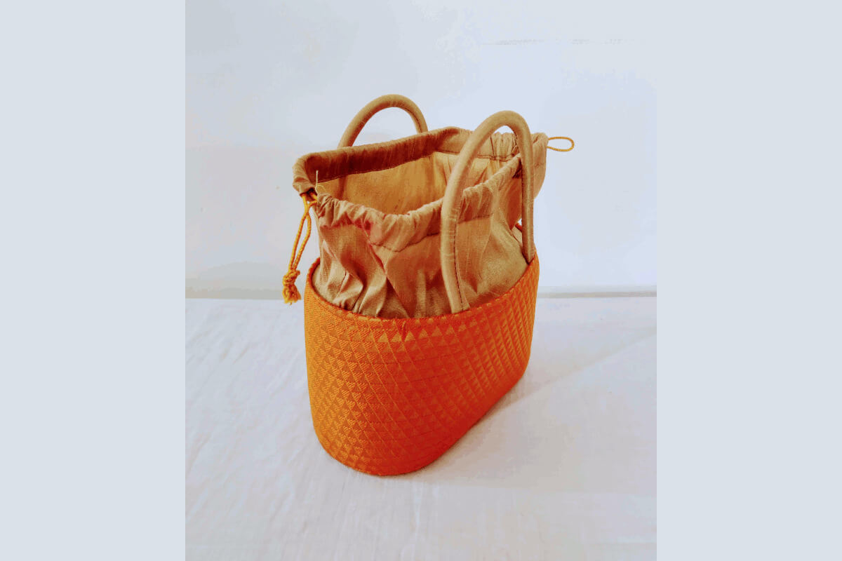 Brocade Basket Potli