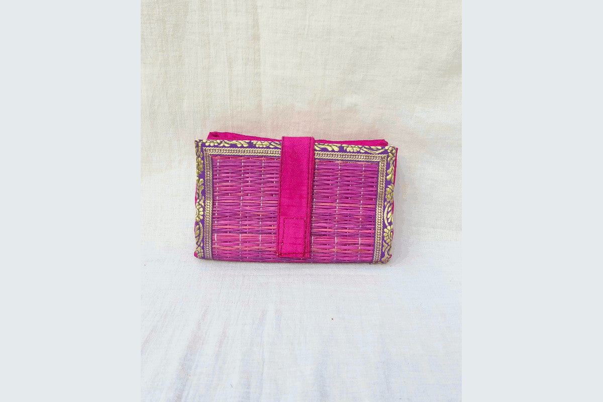 Foldable Korai Raw Silk Bag