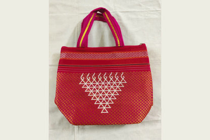 Khun Fabric Ladies Handbag