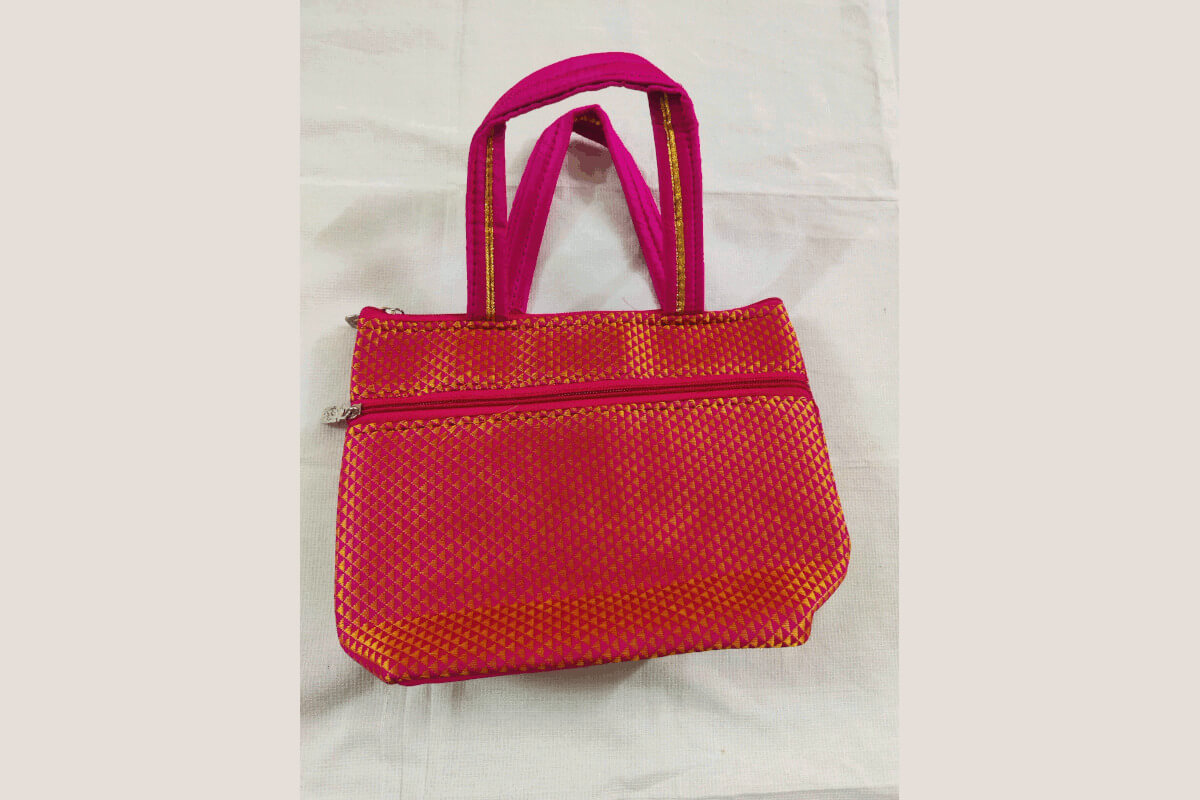 Khun Fabric Ladies Handbag