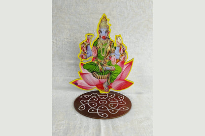 MDF Printed Diya Stand