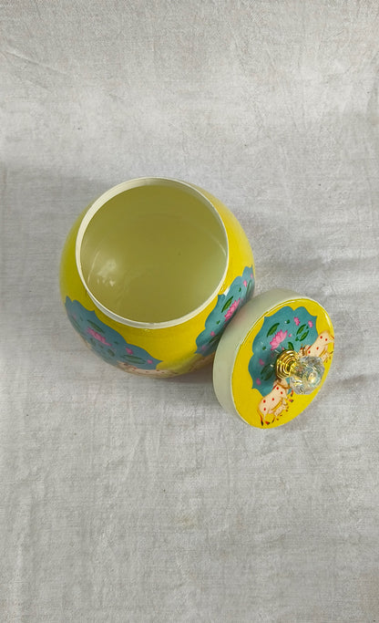 Pichwai Print Gift Jar