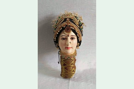 Lakshmi Devi Decorated Doll Face