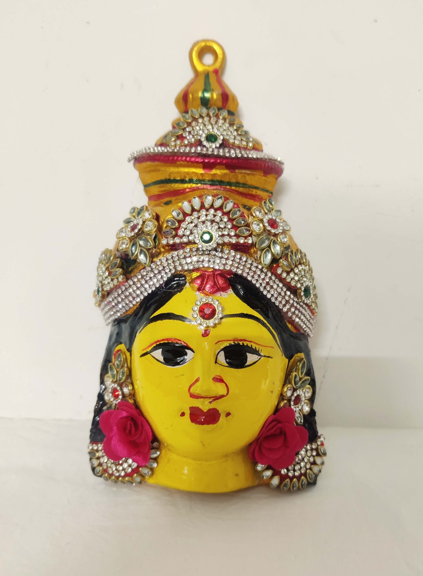 Decorated Varalakshmi Devi Faces