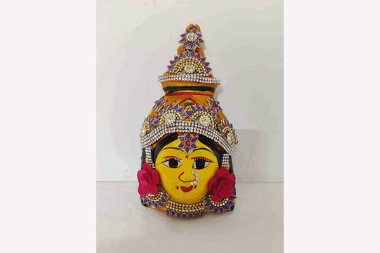 Decorated Varalakshmi Devi Faces