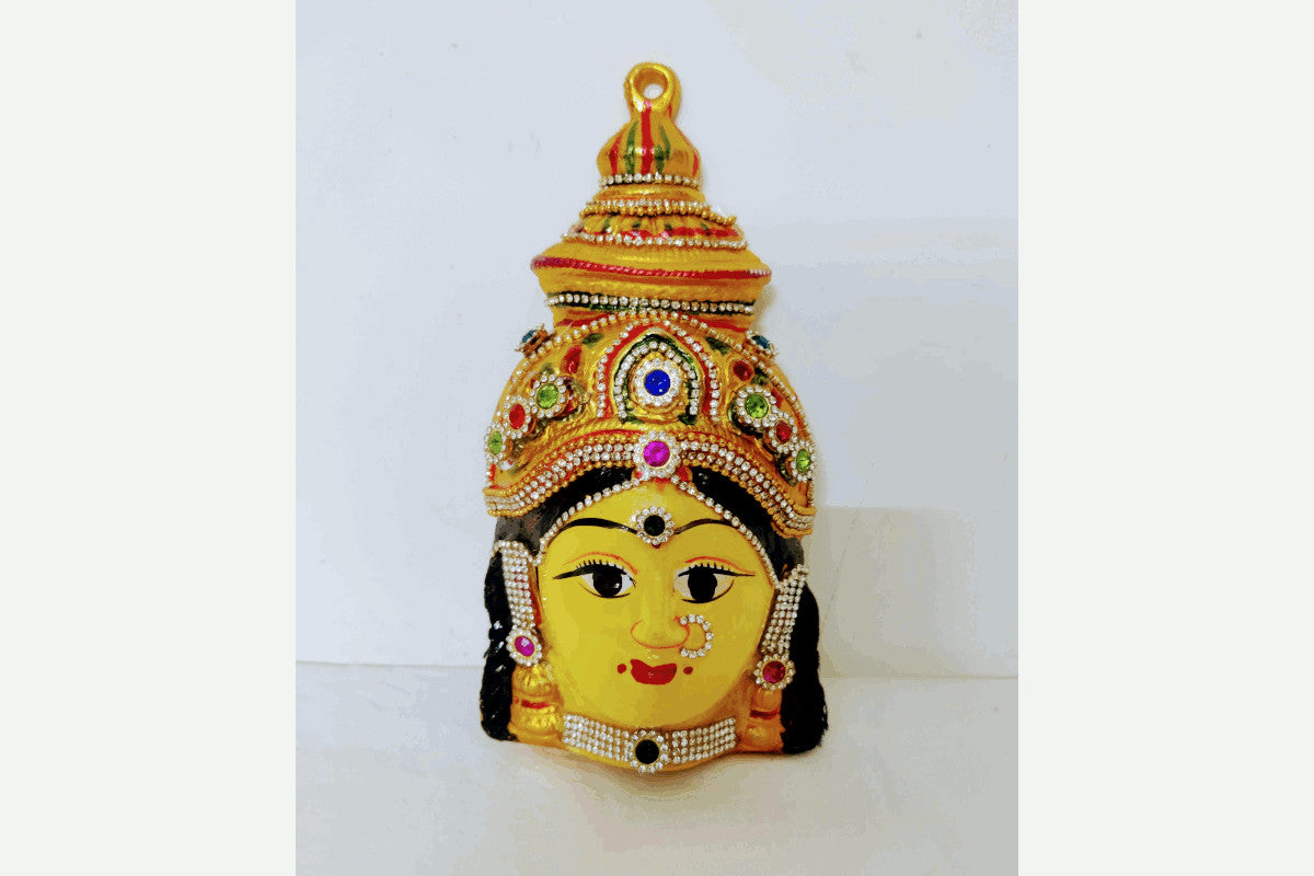 Devi Decorated Face 8 inches