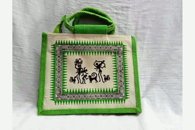 Jute Bag Tribal Design