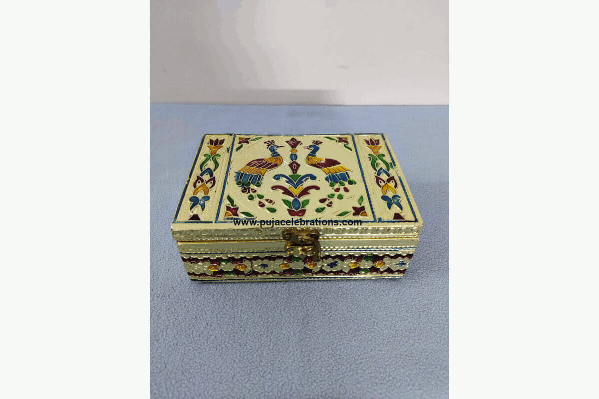 Meenakari Puja Jewel Box