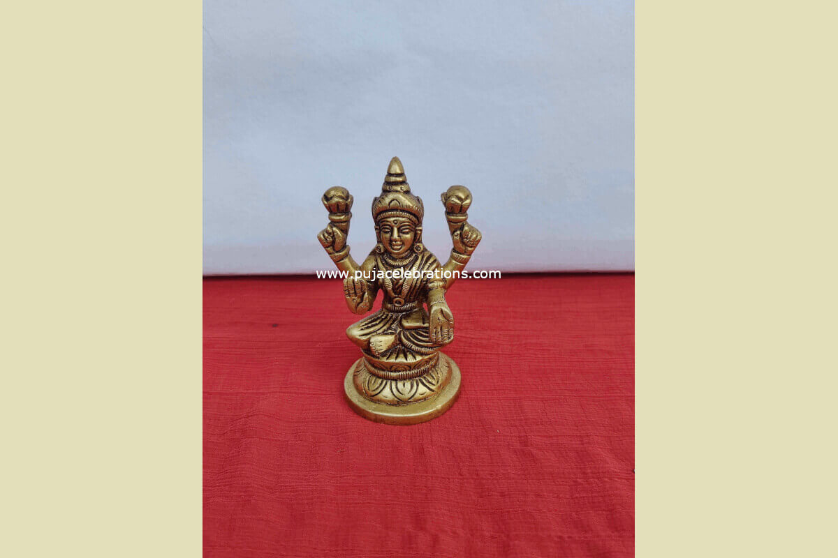 Brass Lakshmi Statue