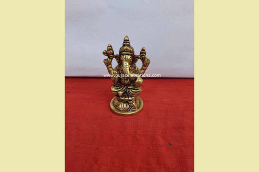 Brass Ganesha Statue