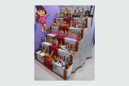 Customized Golu Stand Cover