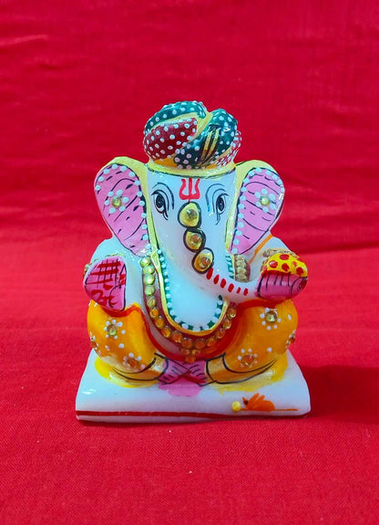 Marble Pagdi Ganesh