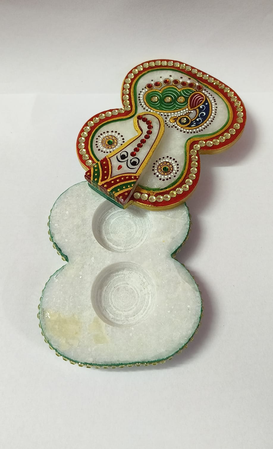 Marble Ganesh Kumkum