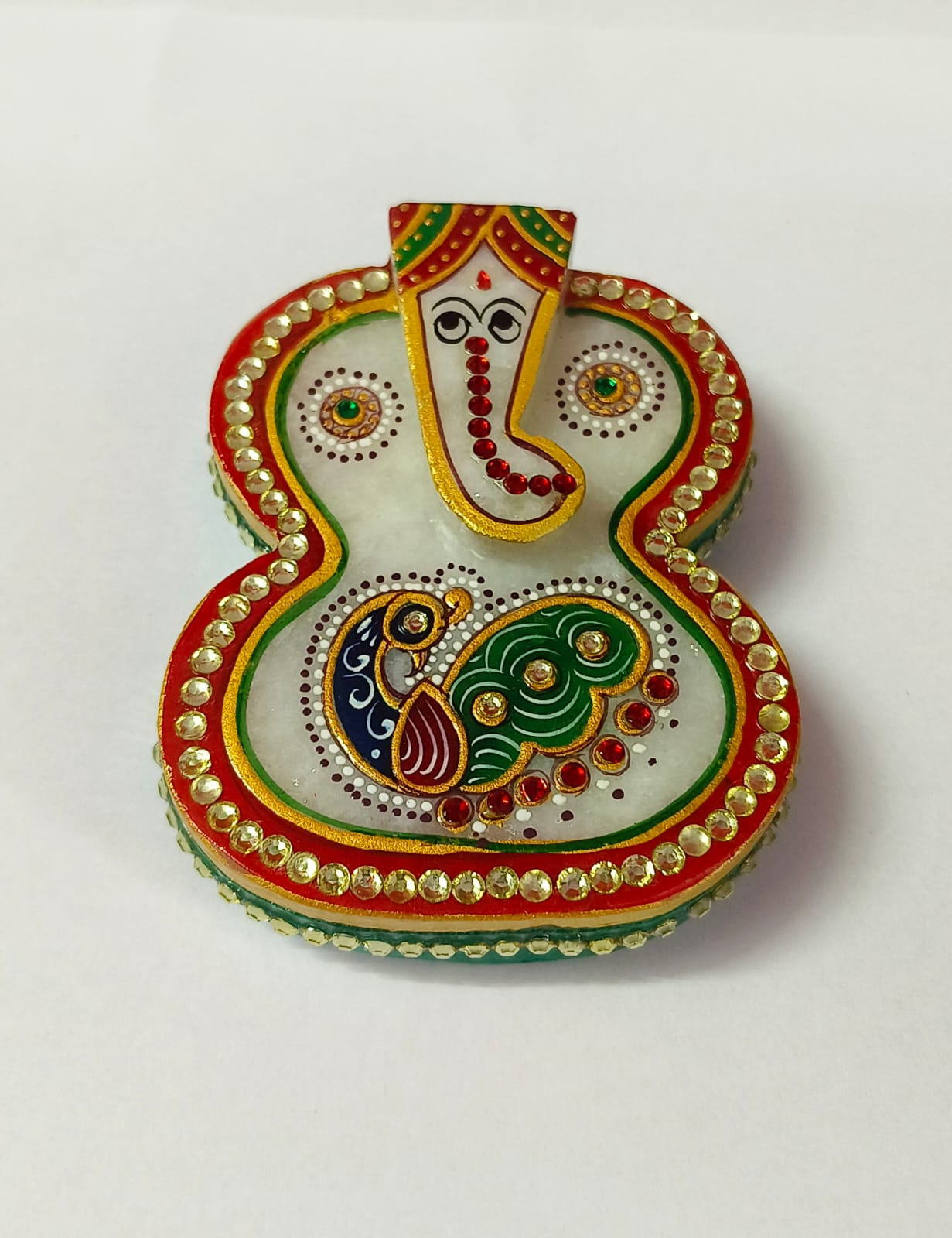 Marble Ganesh Kumkum