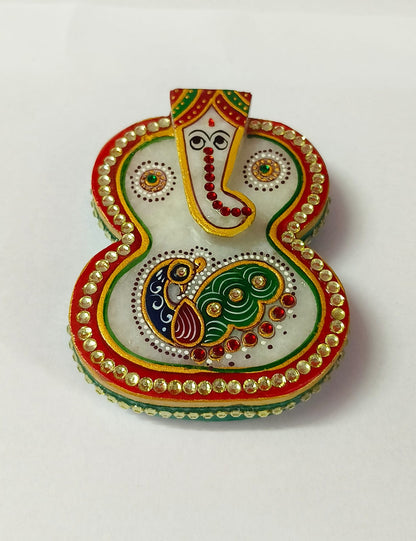 Marble Ganesh Kumkum