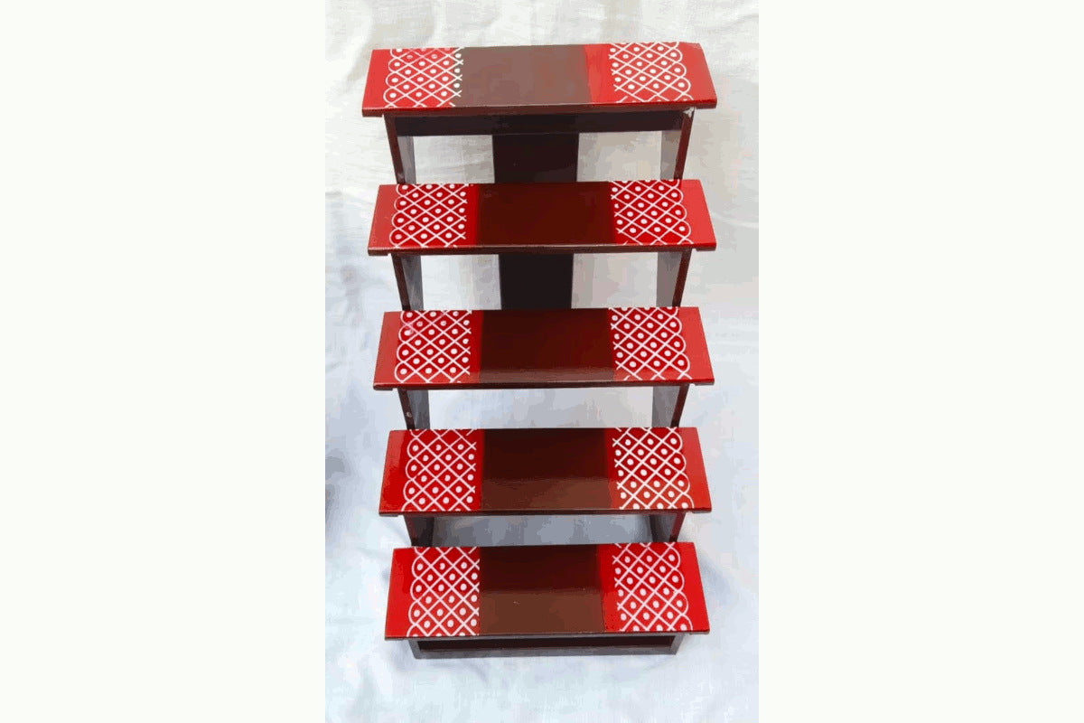 Mini Wooden Golu Stand