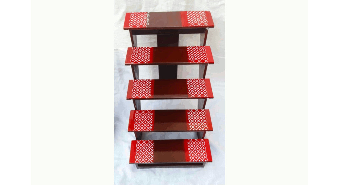 Mini Wooden Golu Stand