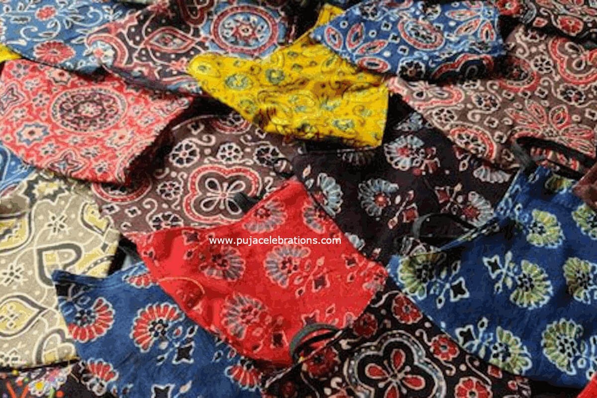 Ajrakh Cotton Face Masks, Navarathri Golu Return Gifts