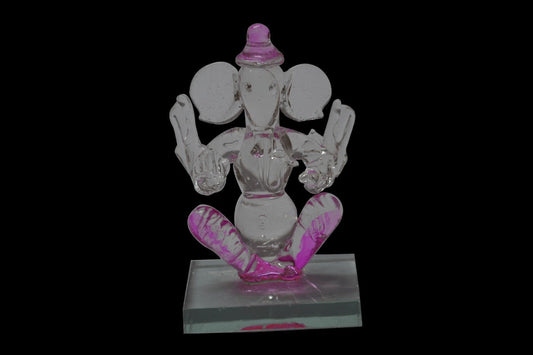 Glass Ganesh Small, return gifts for housewarming