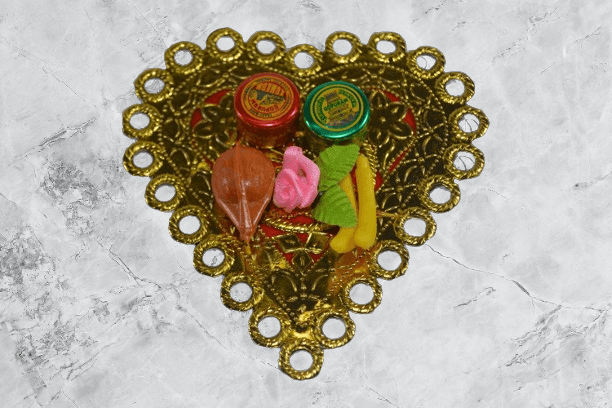 Heart Shape Tambulam Set