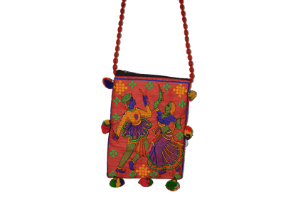 Sling Bag With Embroidery