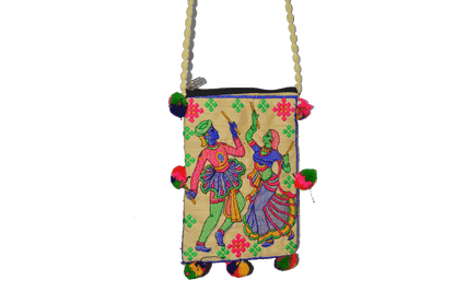 Sling Bag With Embroidery