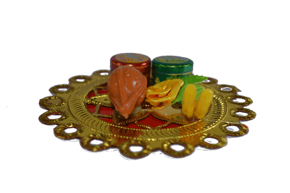 Round Plate Tambulam Set