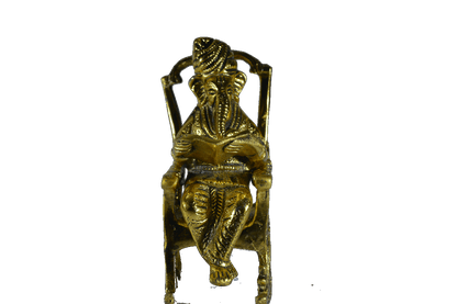 Rocking Chair Ganesha Gold