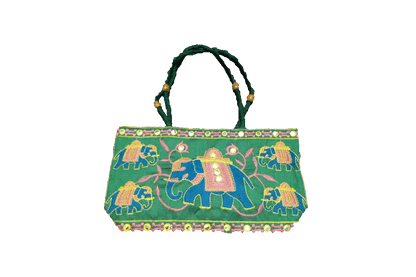 Designer Embroidered Handbag Medium