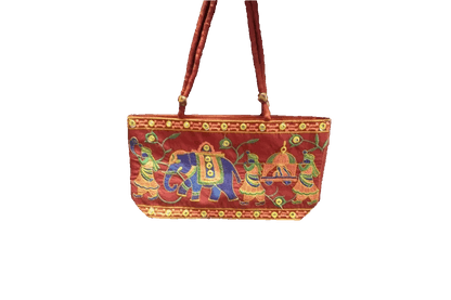 Designer Embroidered Handbag Medium