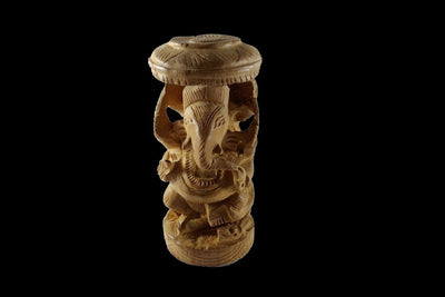 Wooden Ganesh Medium, Gifts For Employees