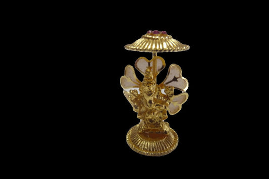 Ganesh Umbrella Gold Stand, Festival Gifts Online