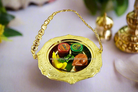 Round Oval String Thamboolam Set, Wedding Return Gifts