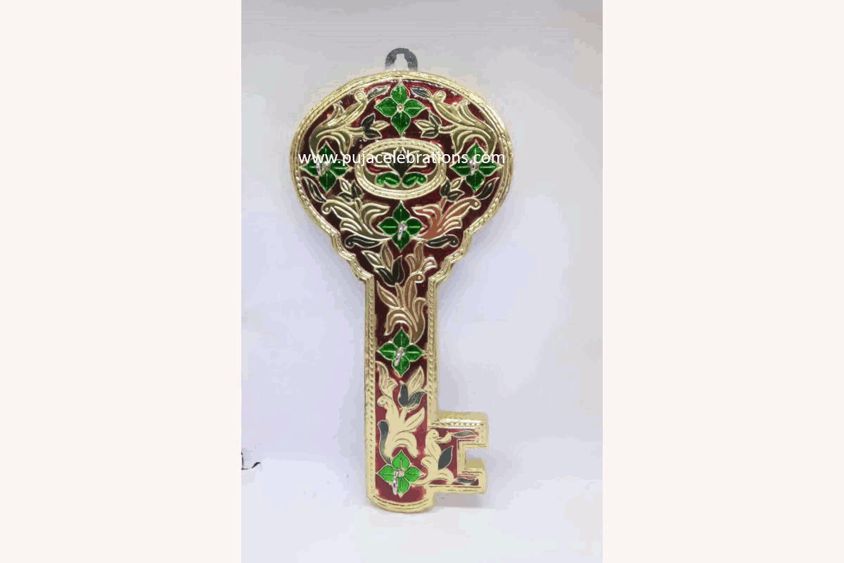 Key Design Meenakari Keyholder